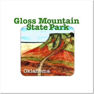 Gloss Mountain State Park, Oklahoma Posters and Art